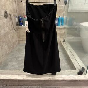 Aqua Mini Black Strapless Tube Dress Size Medium. NWT! Retails for $88.
